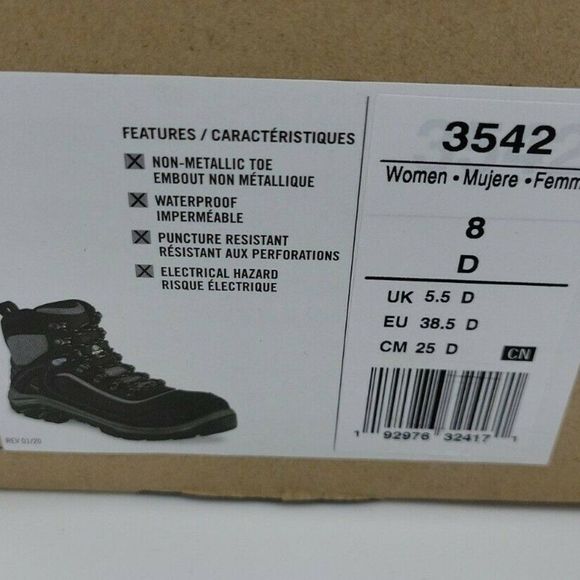 ❌SOLD❌ red Wing 6-inch Waterproof Non-Metallic Toe Safety Work Boots Style 3542 - Picture 10 of 10